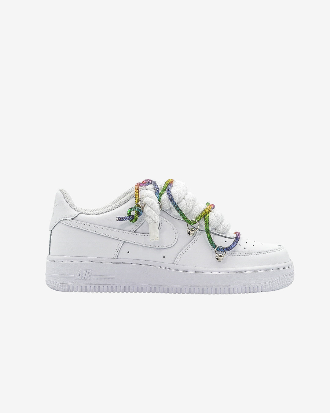 Air Force Laces Swarovski Rainbow