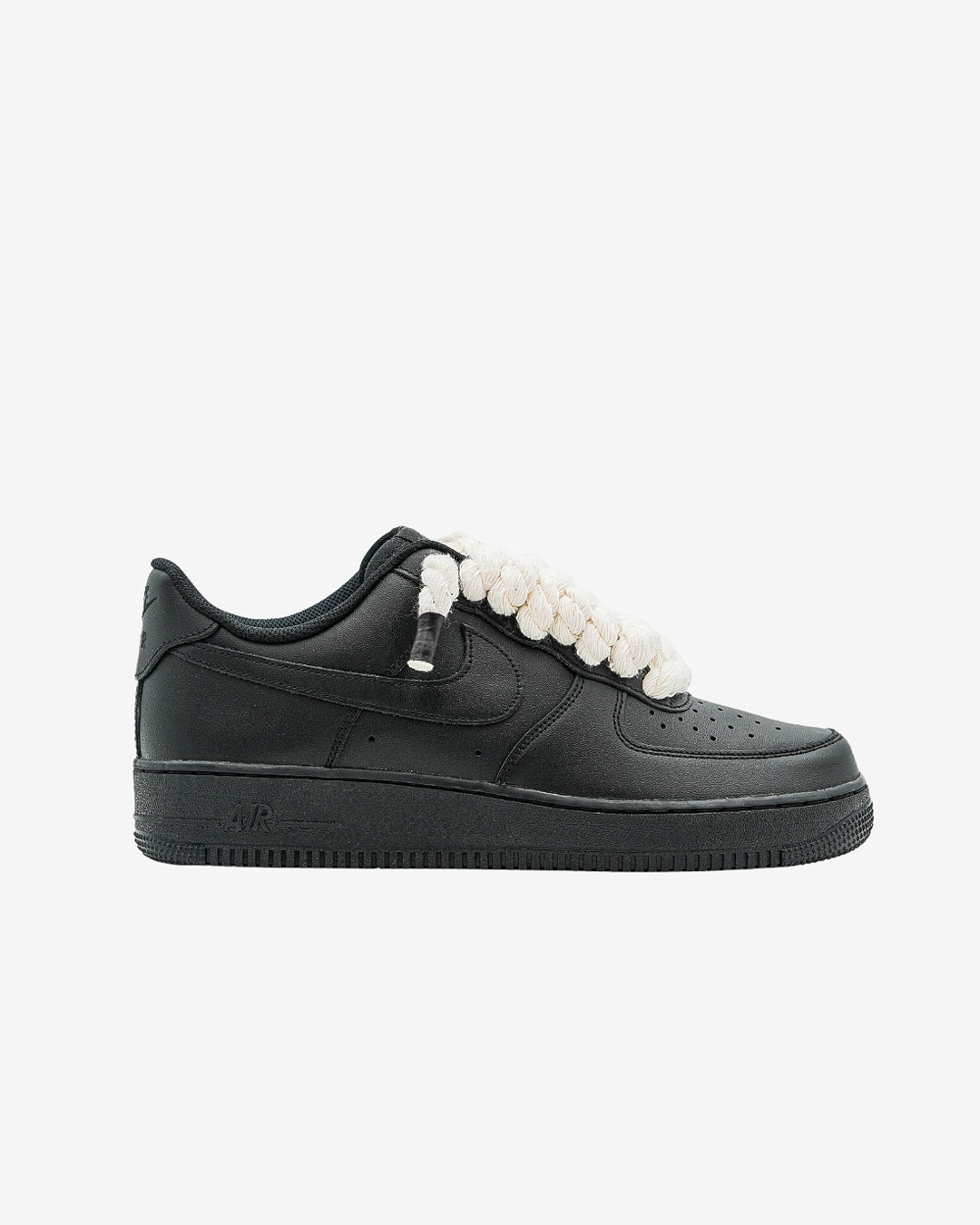 Air Force Black Rope Laces Beige