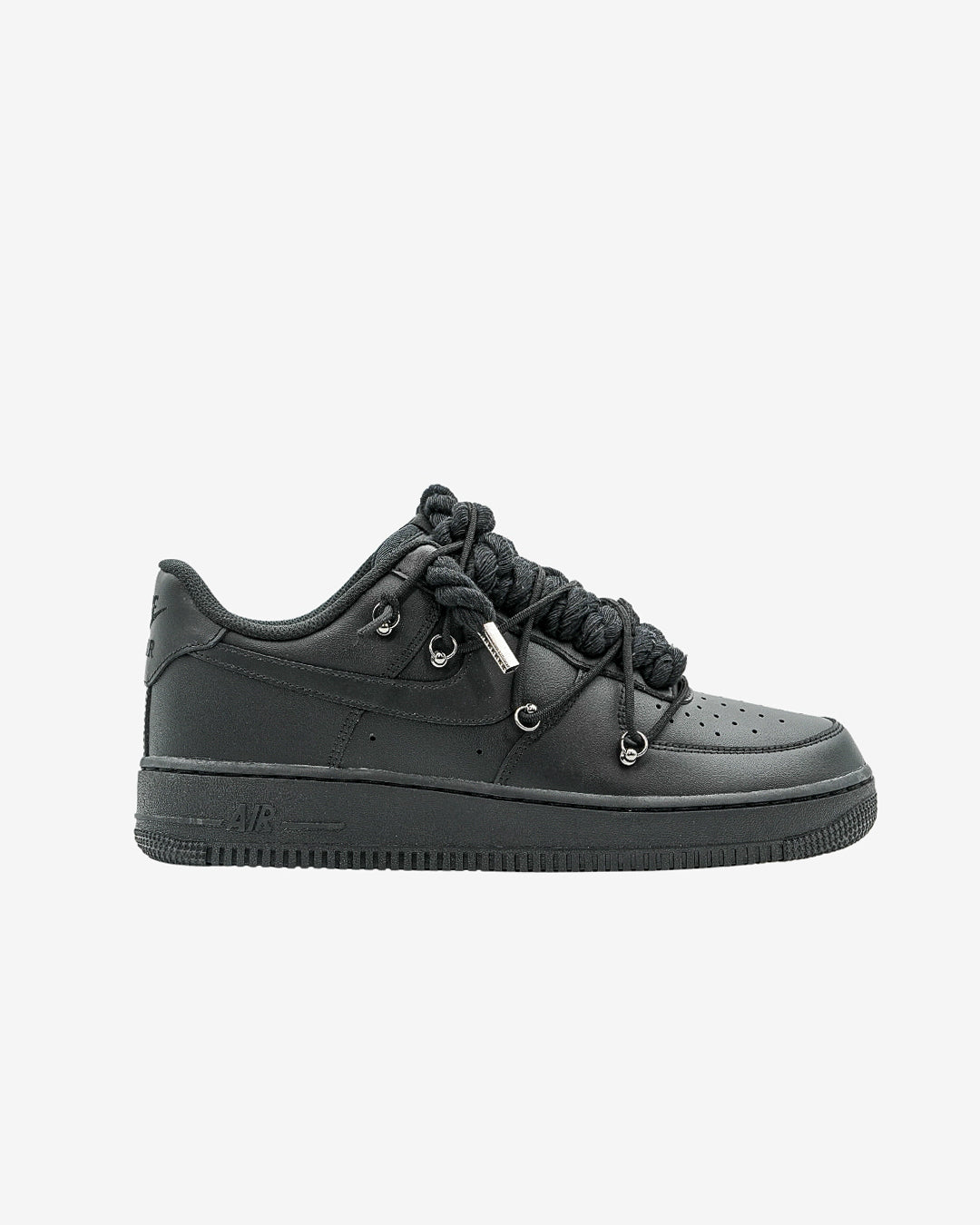 Air Force Rope Laces Double Black