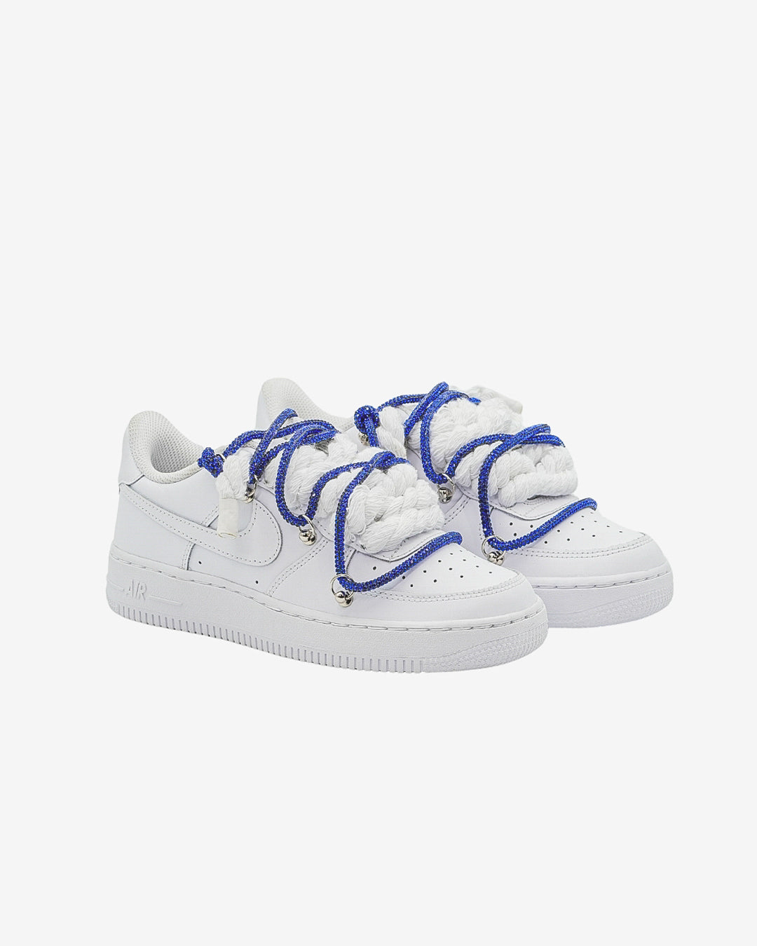 Air Force Rope Laces Swarovski Blue