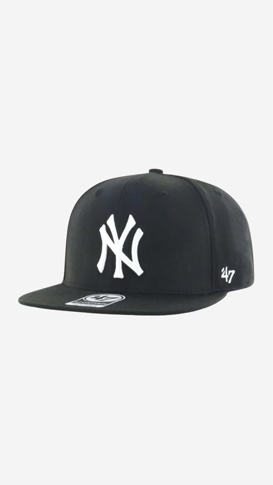 '47 Snapback New York Yankees Black White