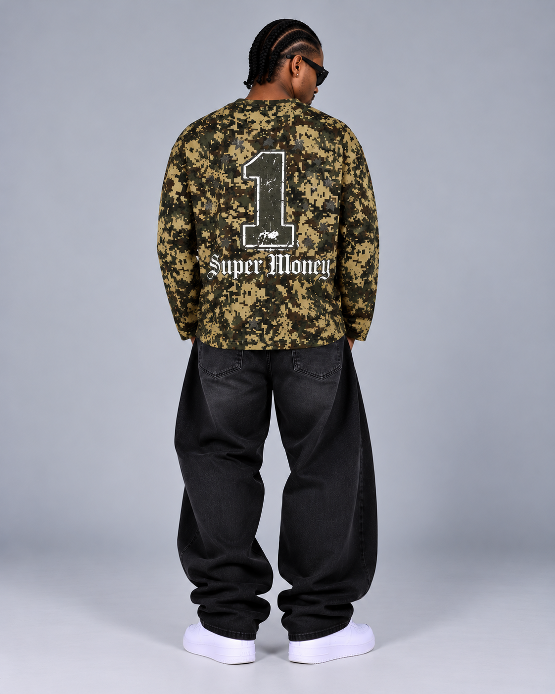 ArtSuperMoney Longsleeve Camo Pixel