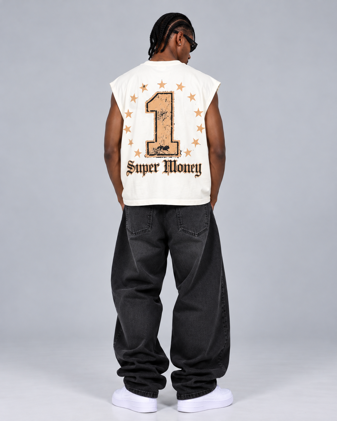 ArtSupermoney Tee Smanicata Grillz Off White