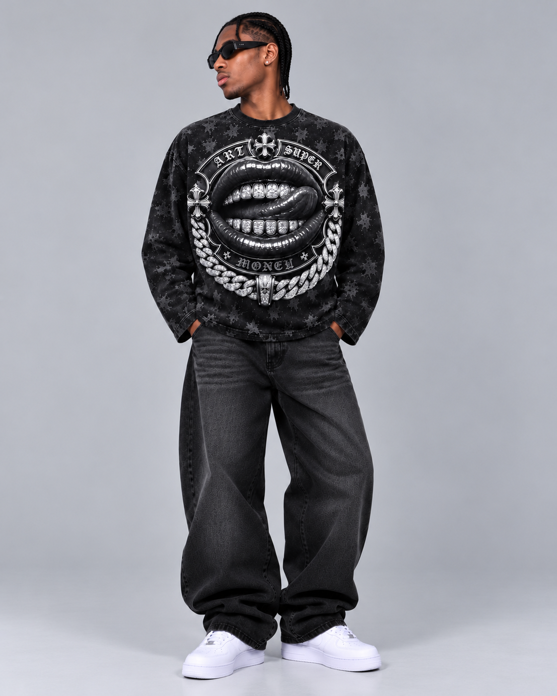 ArtSuperMoney Longsleeve Deep Gothic