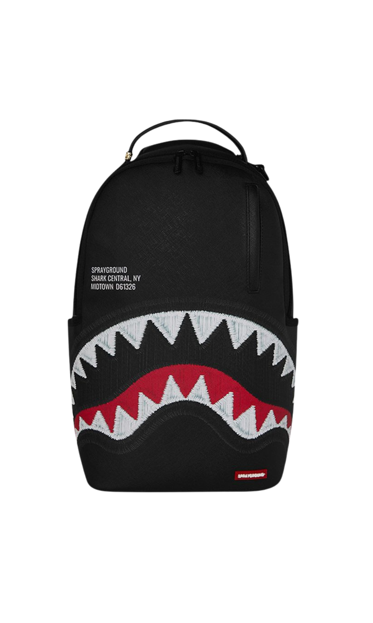 SHARK CENTRAL BLACK EMBROIDERED SHARK