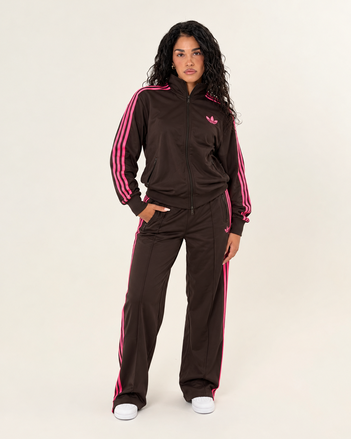 Tuta Adidas Firebrid Loose Coffee Pink