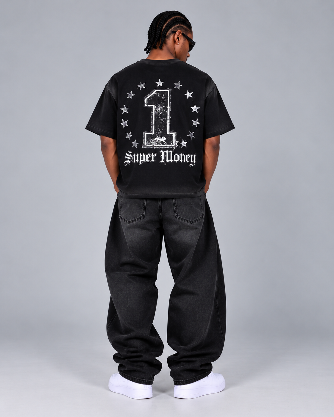 ArtSupermoney T-shirt Grillz Black