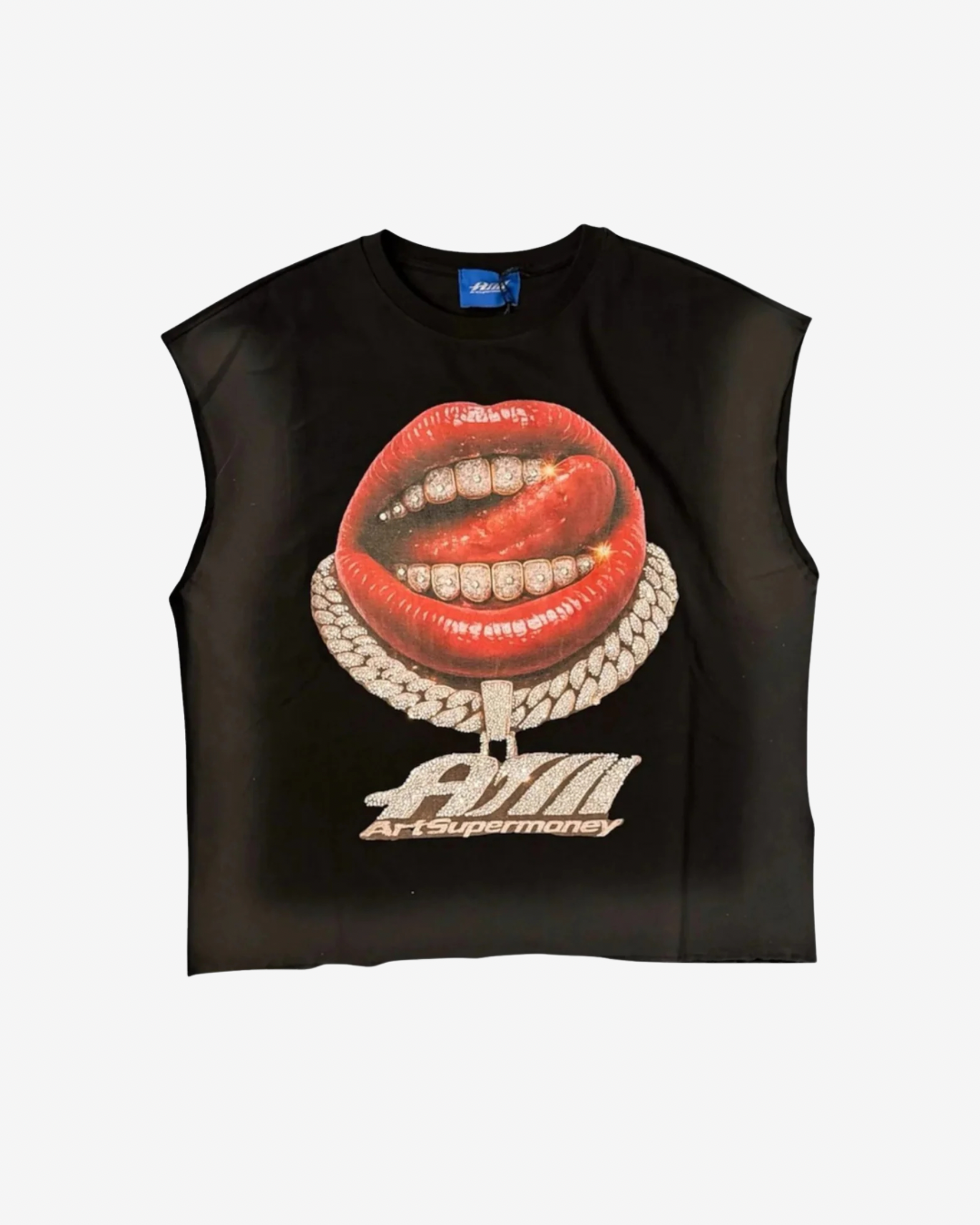 ArtSupermoney Tee Smanicata Grillz Black