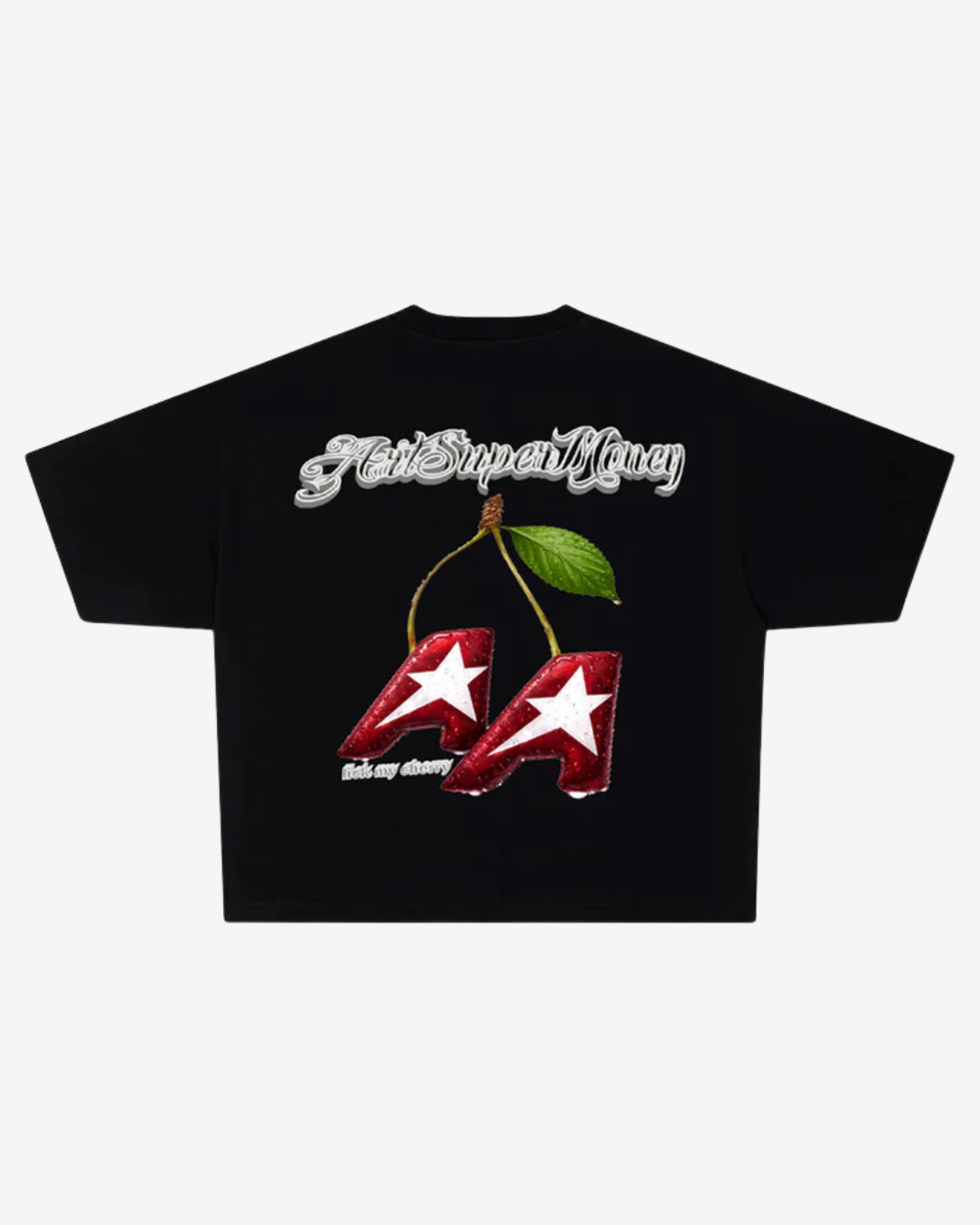 ArtSuperMoney T-Shirt Cherry Black