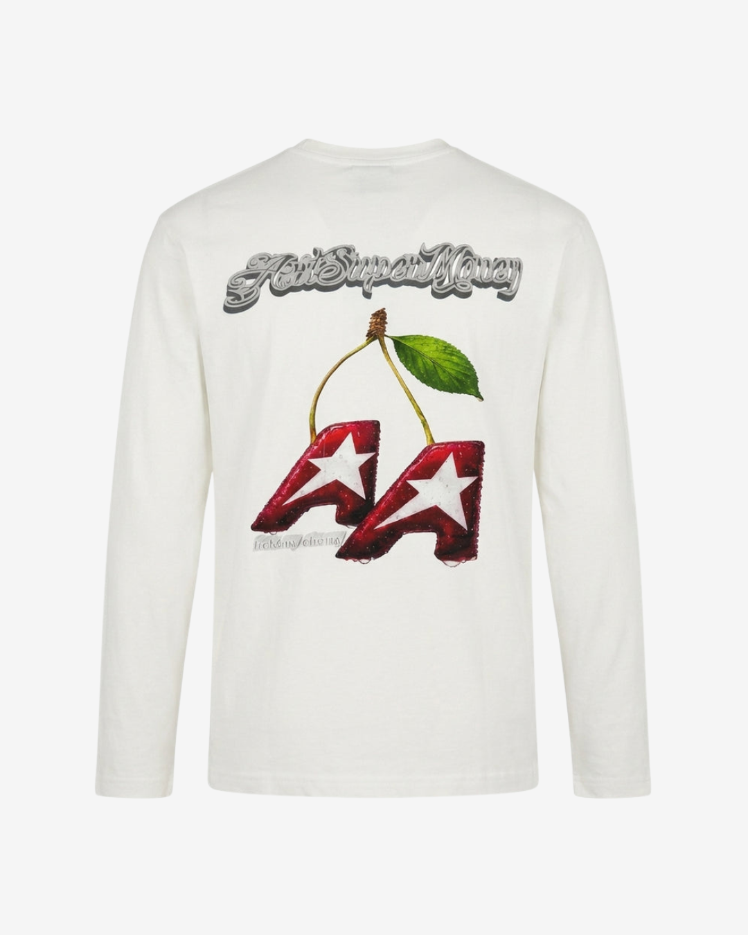 ArtSupermoney Long Sleeve Cherry White
