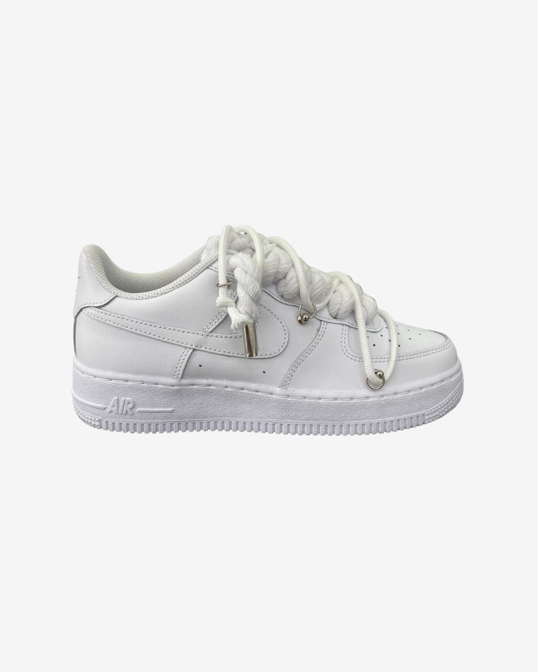Air Force Rope Laces Double White