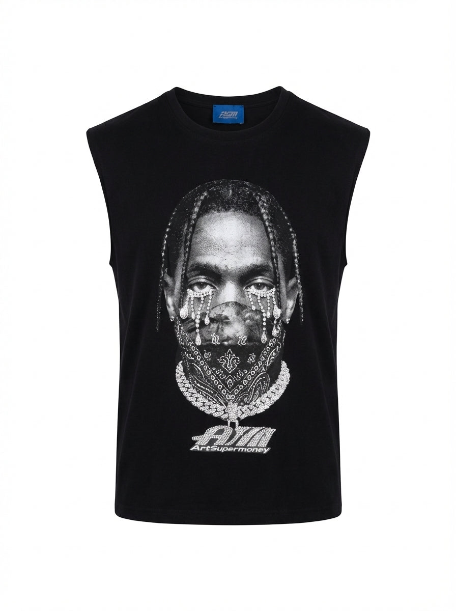 ArtSupermoney Mask-off Tee Smanicata