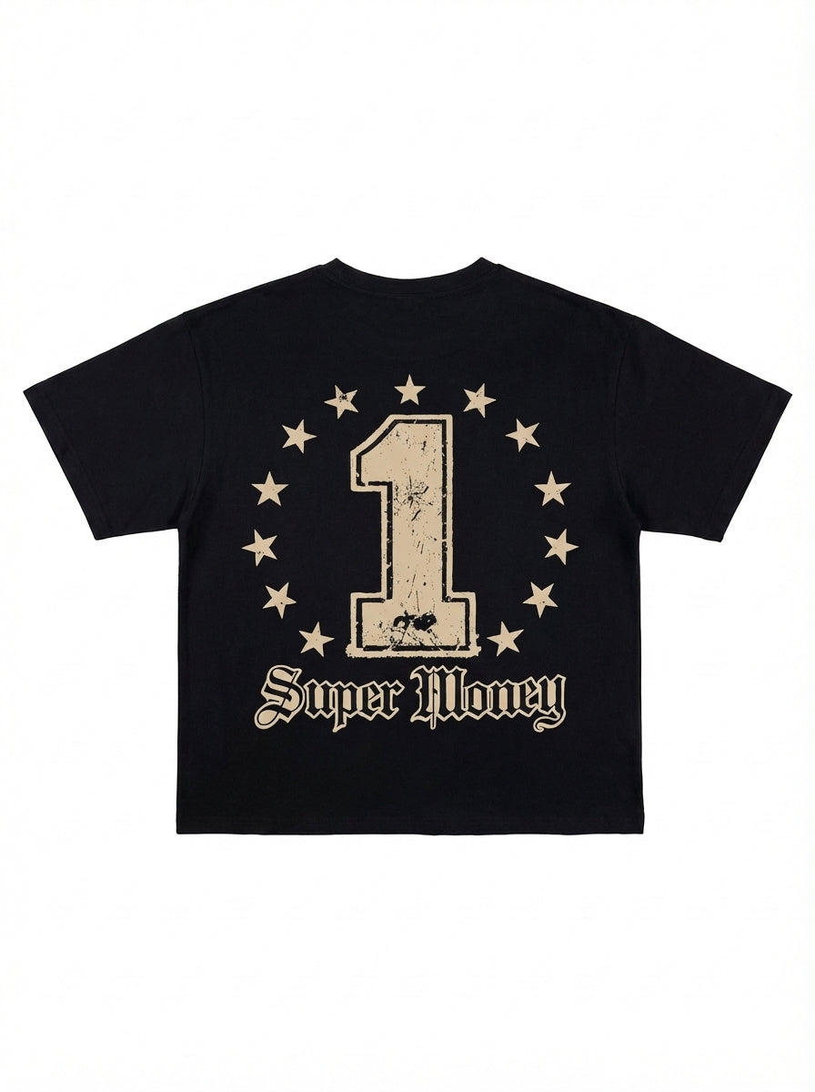 ArtSupermoney T-shirt Money Grillz Black