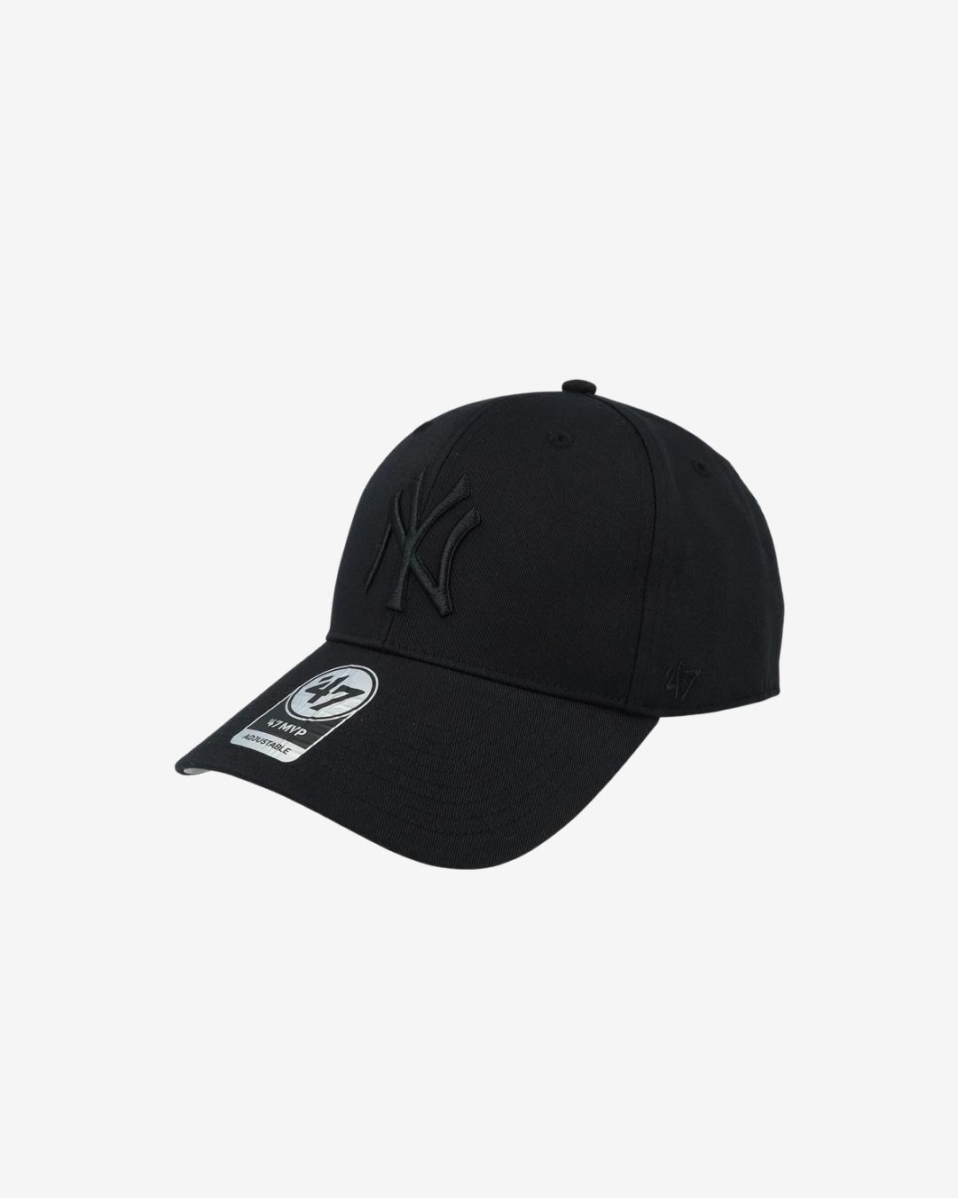 '47 Cappellino Raised Basic New York Yankees Total Black