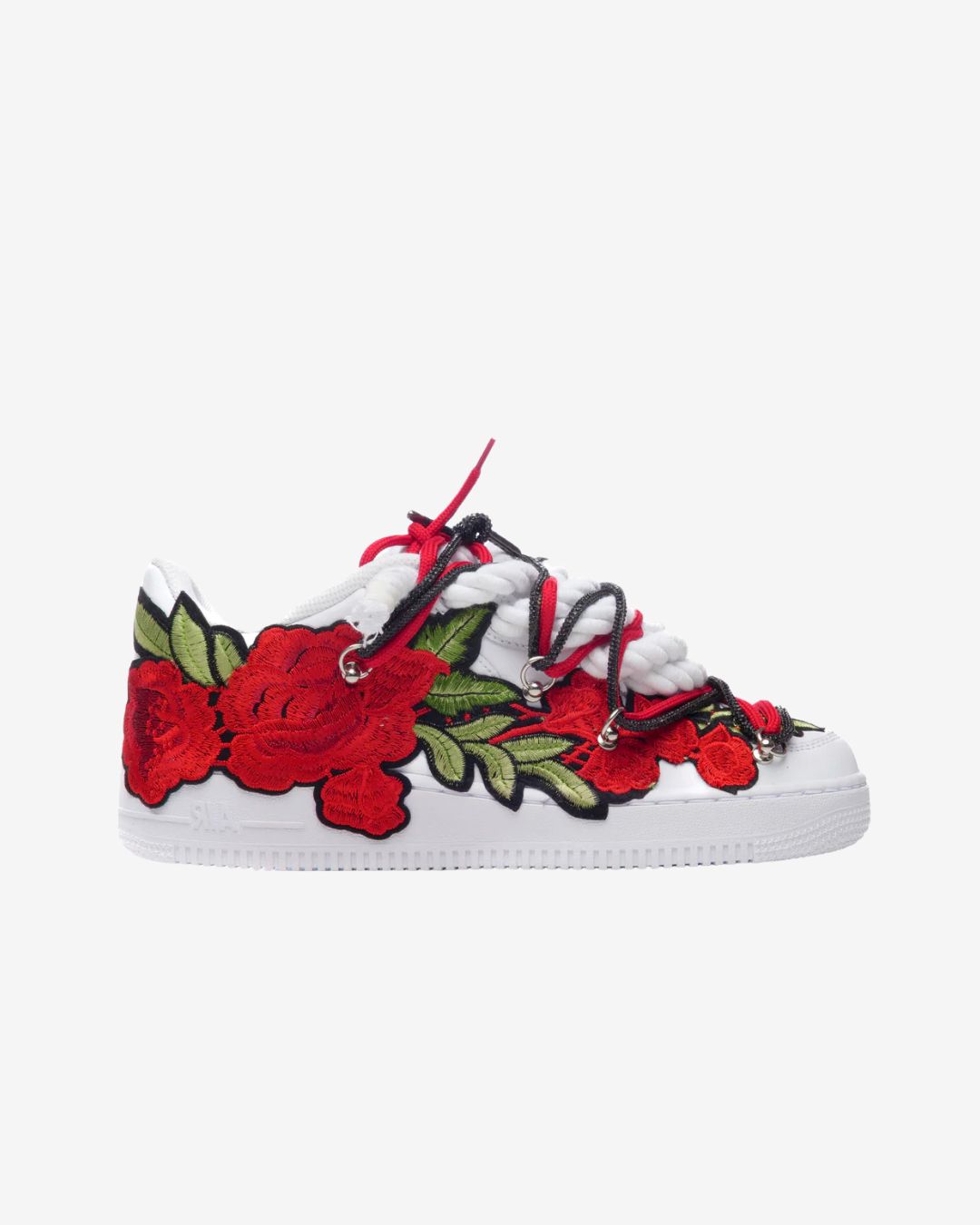 Air Force Rope Laces Red Roses