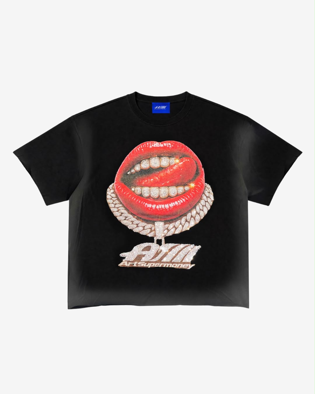 ArtSupermoney T-shirt Grillz Black