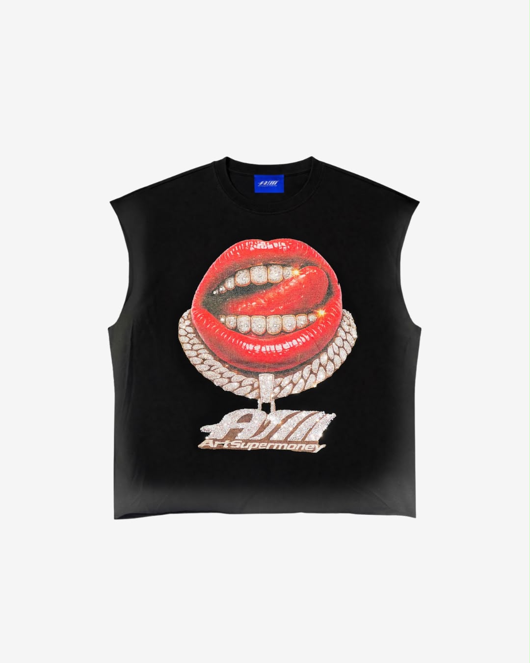 ArtSupermoney Tee Smanicata Grillz Black