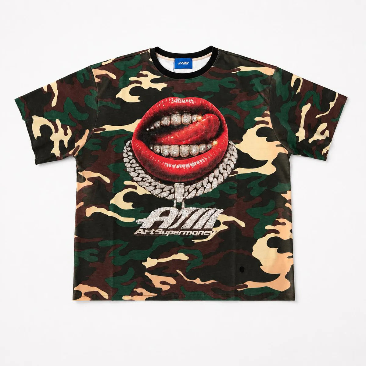 ArtSuperMoney T-Shirt Grillz Camouflage