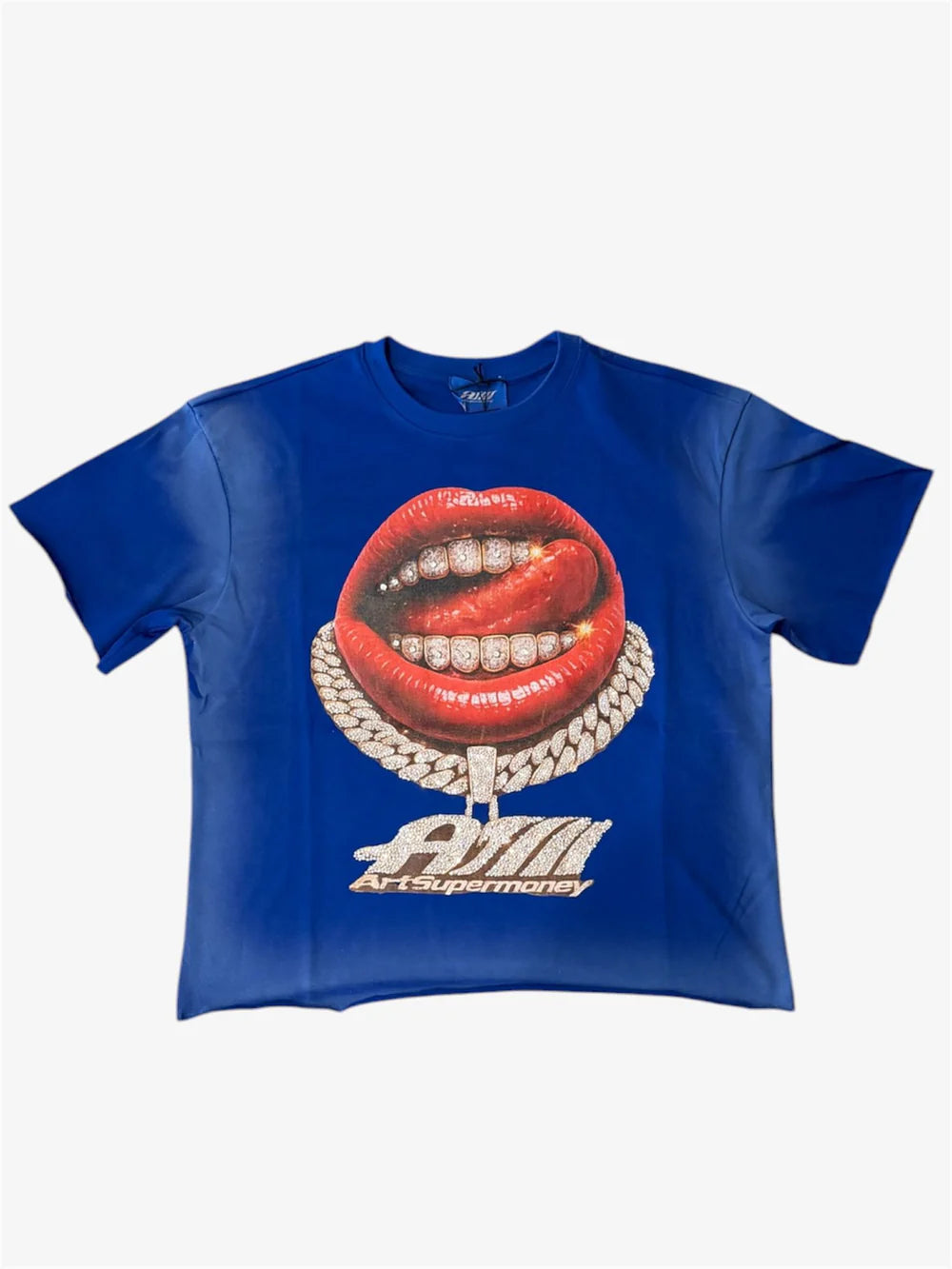 ArtSupermoney T-shirt Grillz Blu