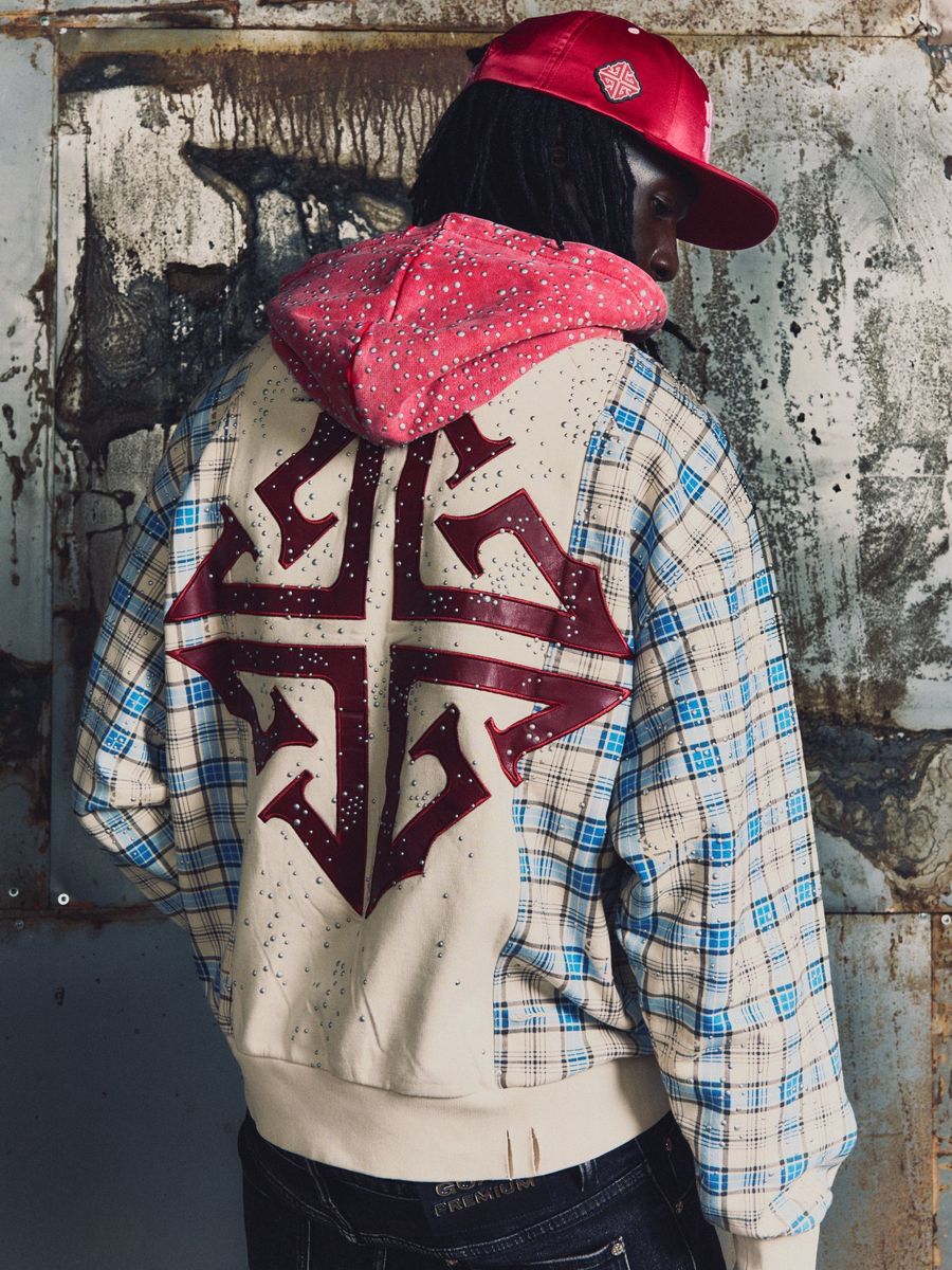 Guapi Panther Plaid Hoodie