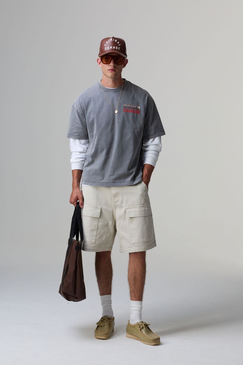 Criminal Damage T-Shirt Vending Machine Grey