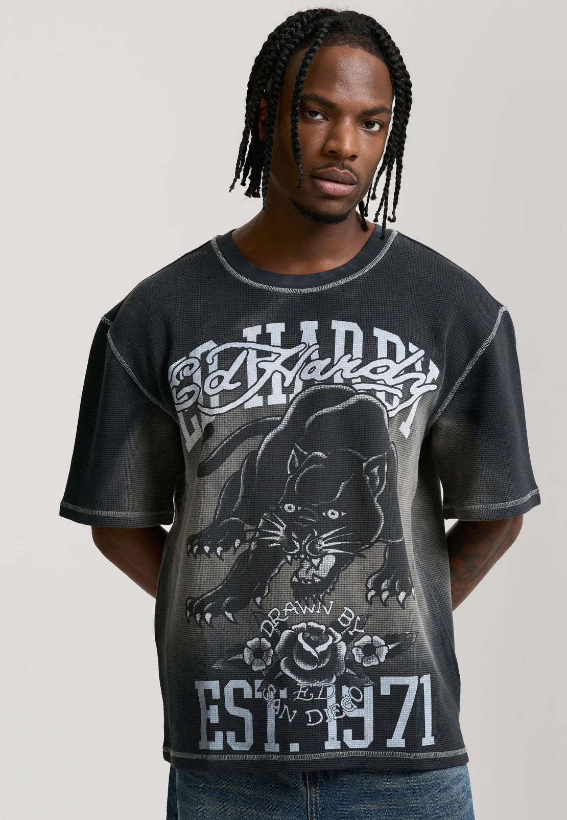 EdHardy T-Shirt Panther Graphic