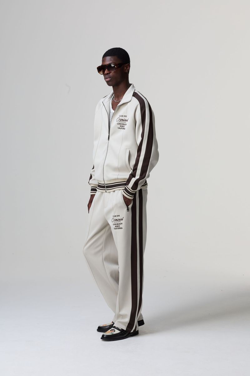 Criminal Damage Tracksuit Stone Beige