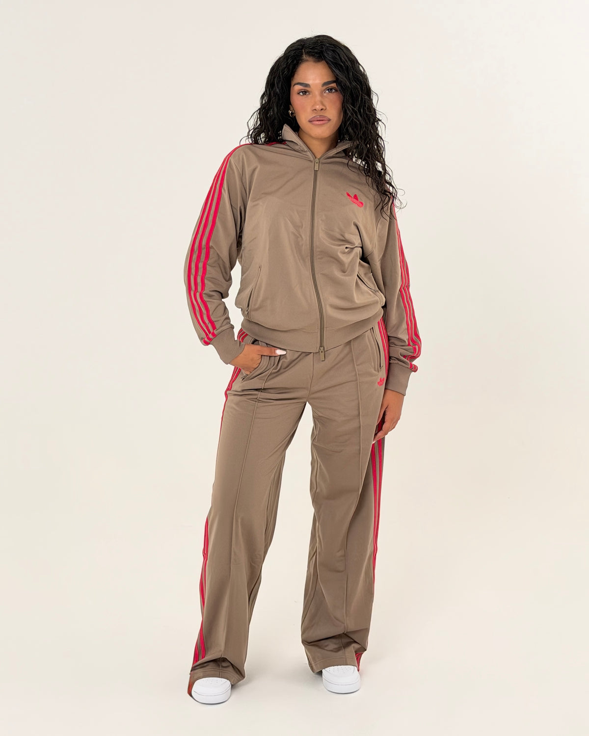 Adidas Firebird Khaki Pink