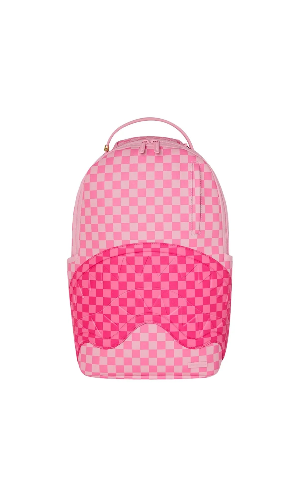 Sprayground Pink Shark In Paris Patch Backpack