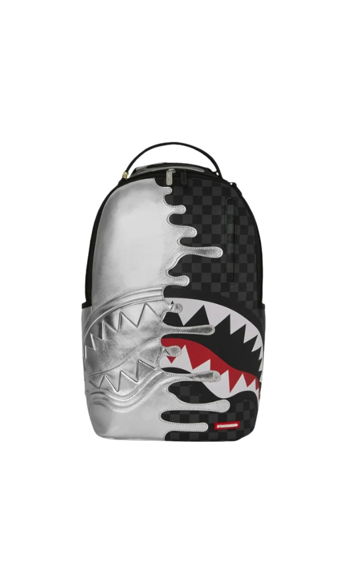 Sprayground Silver Side Drip Backpack