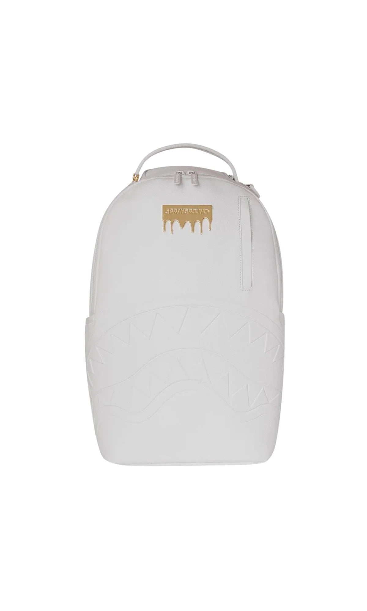 Sprayground Brick Luxe White Backpack