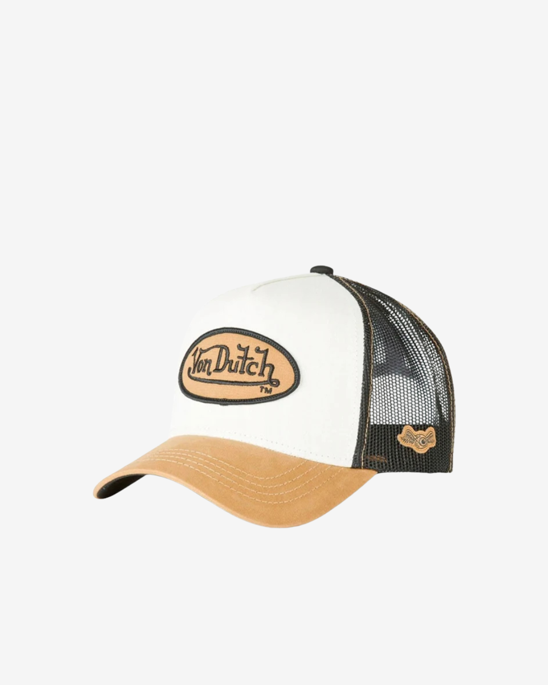 Von Dutch Trucker Cap Beige White