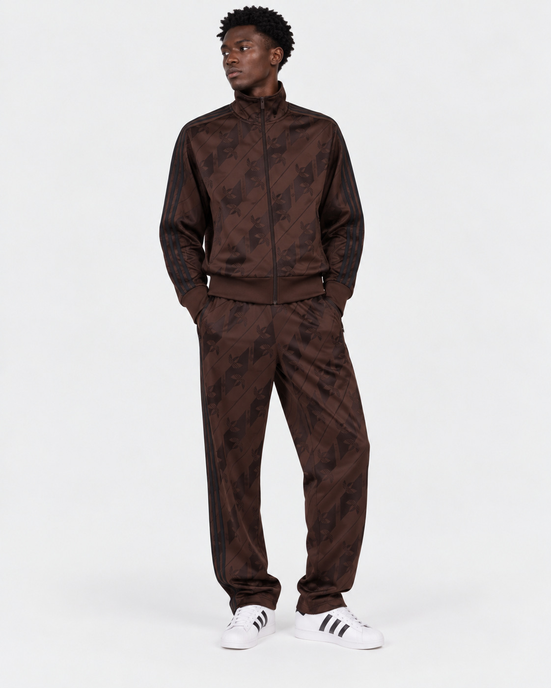 Tuta Adidas Monogram Brown