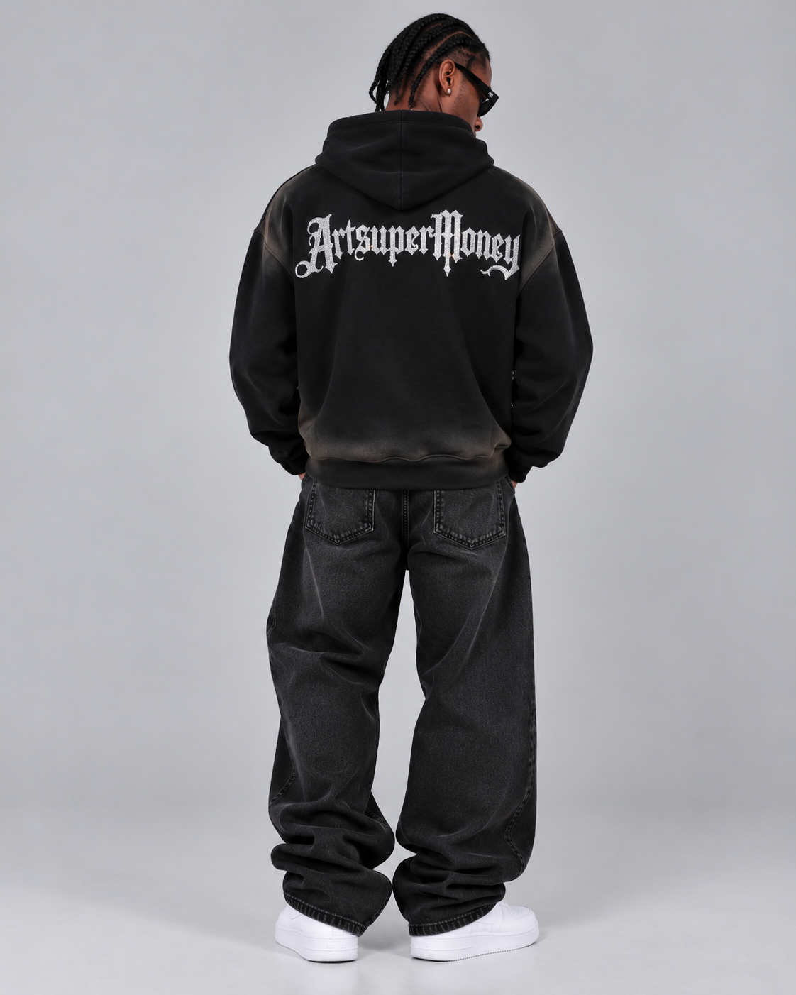 ArtSuperMoney chromebird hoodie black