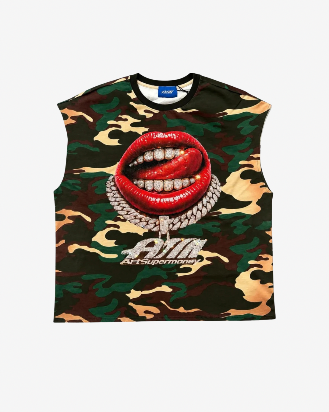ArtSupermoney Tee Smanicata Grillz Camo