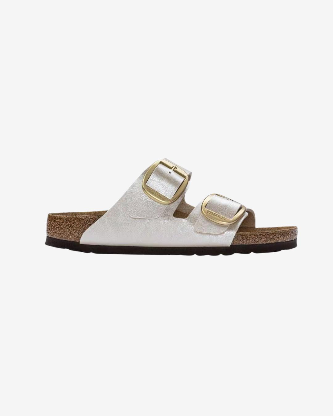 Birkenstock Arizona Big Buckle Pearl White