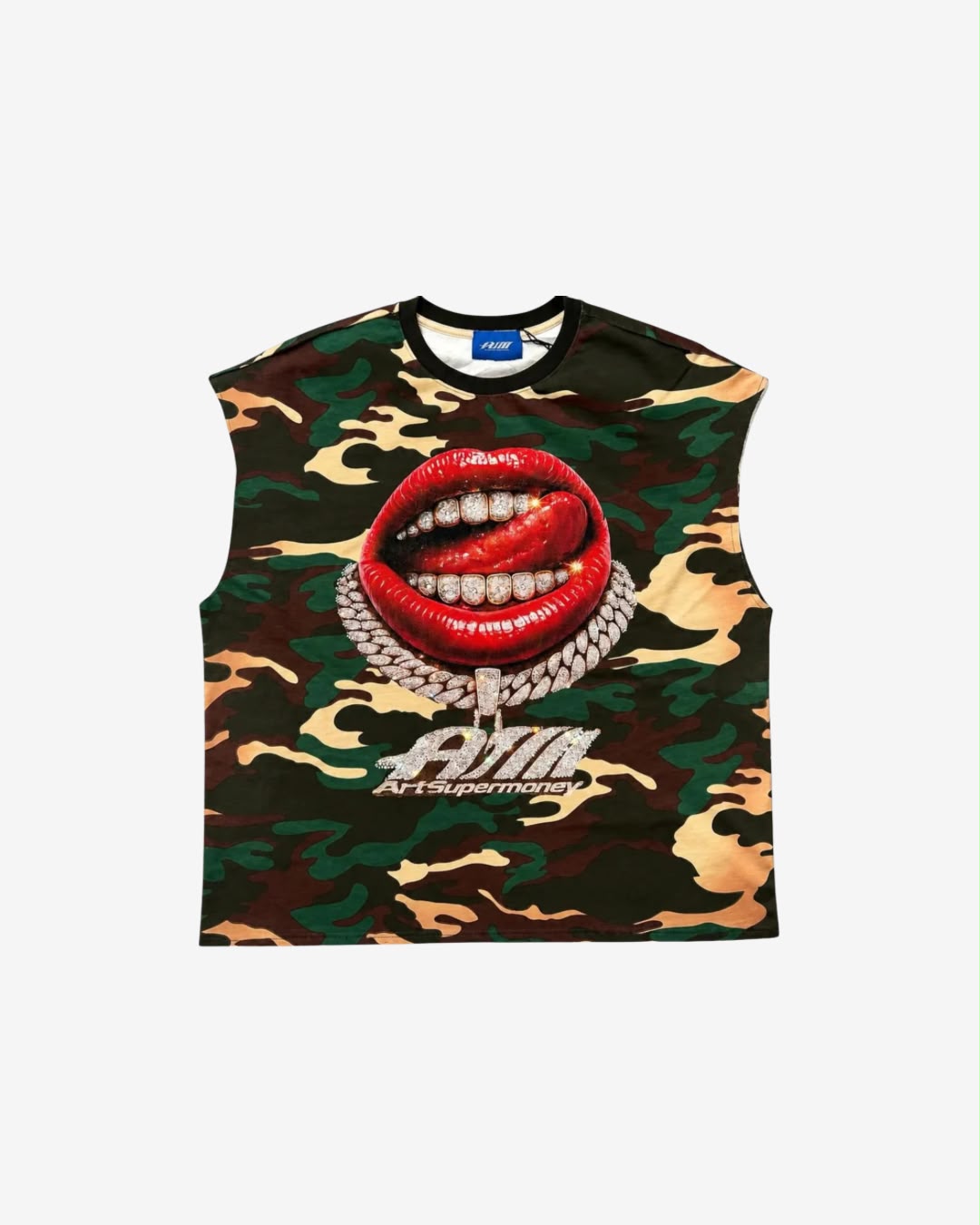 ArtSupermoney Tee Smanicata Grillz Camo