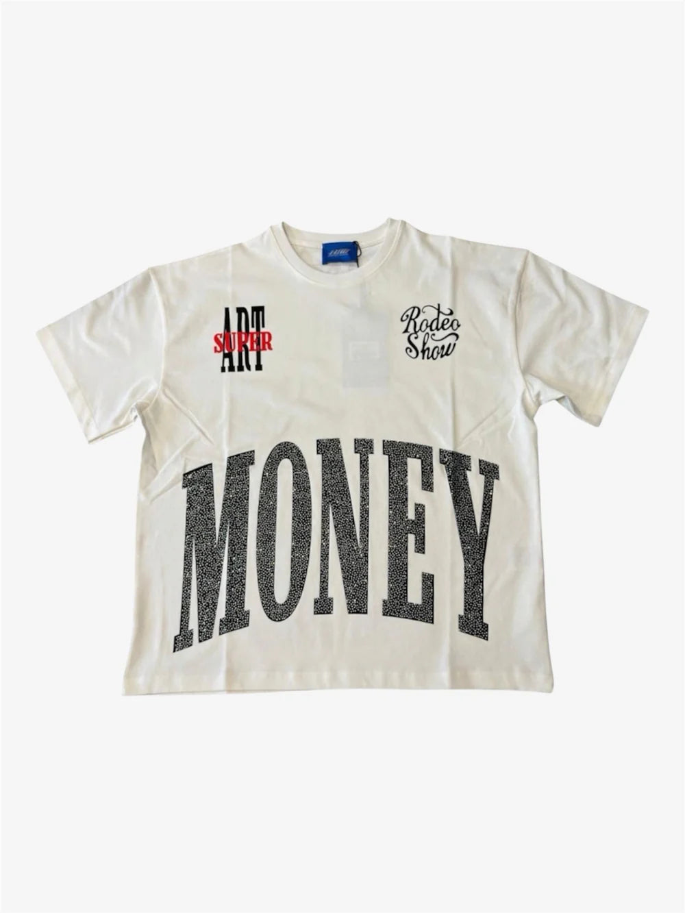 ArtSuperMoney T-Shirt Crazybull White