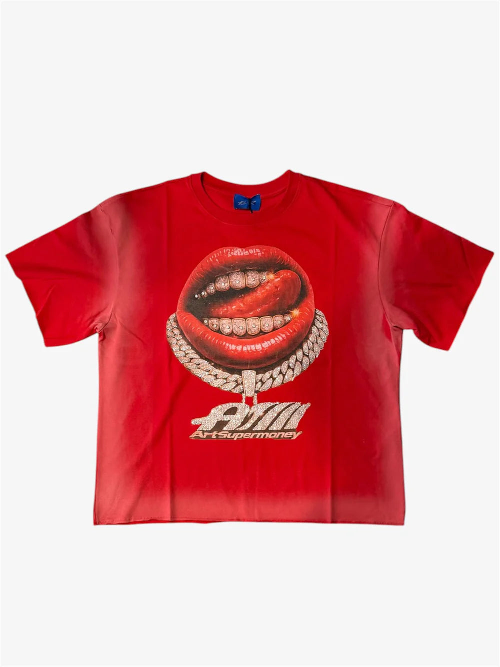 ArtSupermoney T-shirt Grillz Red