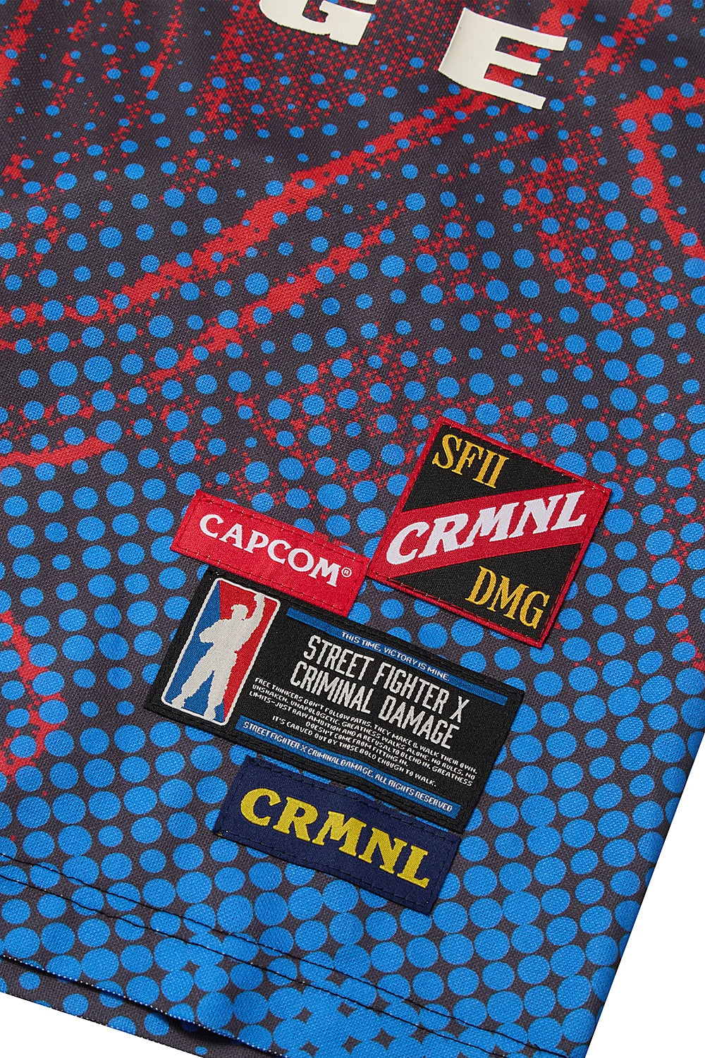 Criminal Damage Ryu Sports Jersey  blu&red