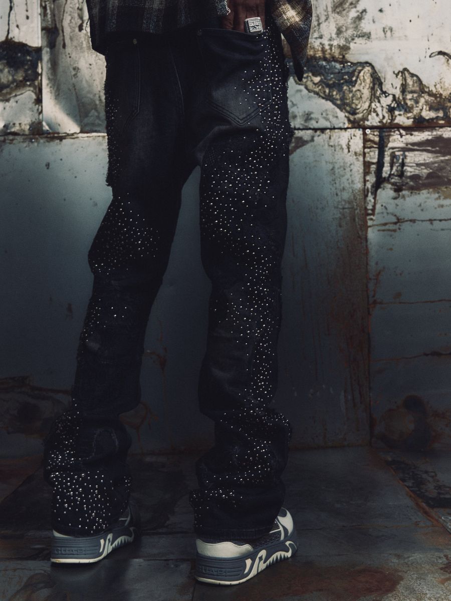 Guapi Obsidian Black Sacred Skull Denim