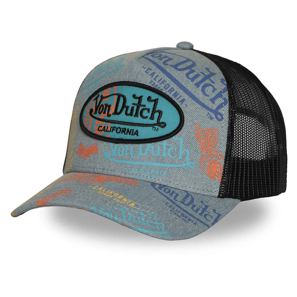 Von Dutch Trucker Cap Jeans Blue