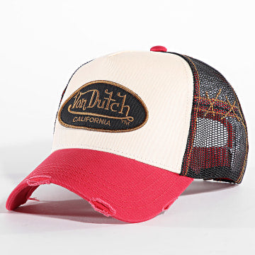 Von Dutch Trucker Cap Red White